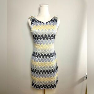 Tocca V-Neck Shift Dress